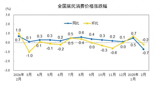 国家统计局城市司首席统计师董莉娟：受春节错月等因素影响2月份物价有所回落