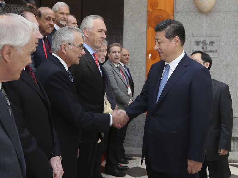 习近平会见国际工商界代表时的讲话（全文）