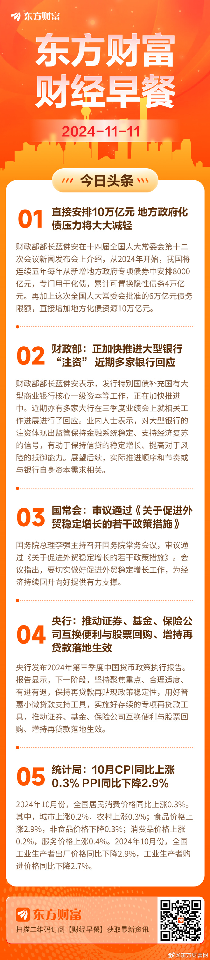 假期债市要闻汇总|本周逾1.6万亿逆回购到期；蓝佛安发文称，抓紧发行首批特别国债5000亿元
