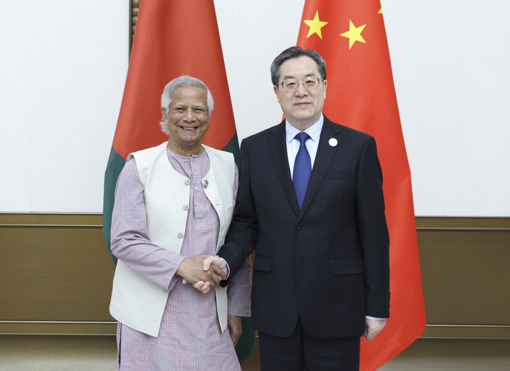 商务部部长王文涛应约拜会孟加拉国临时政府首席顾问尤努斯