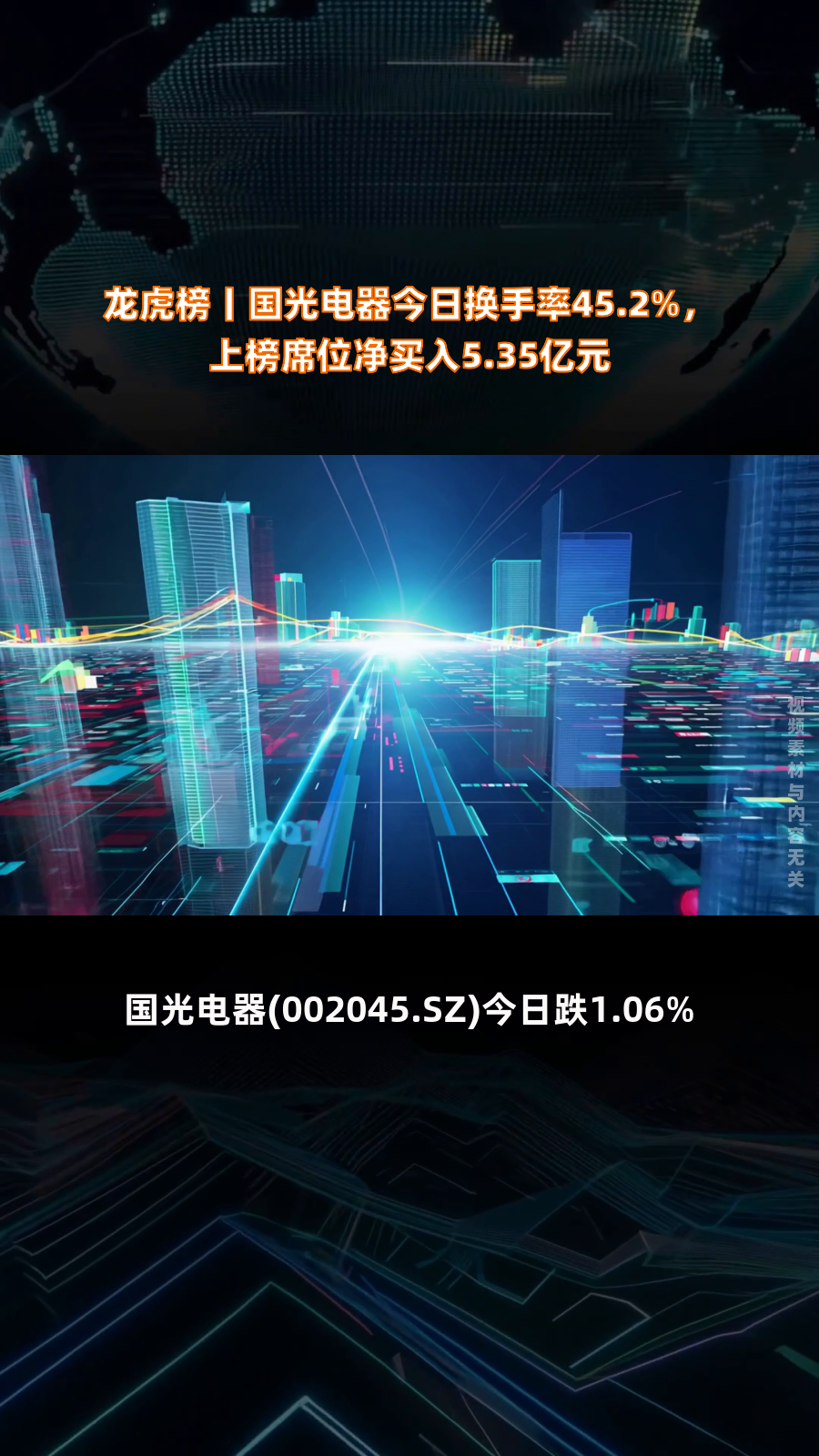 中科磁业换手率58.23%，龙虎榜上机构买入2050.43万元，卖出2872.84万元