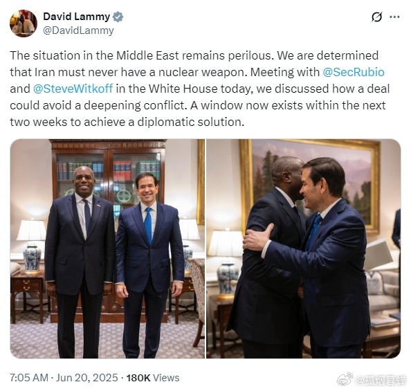 王毅会见英国外交大臣拉米