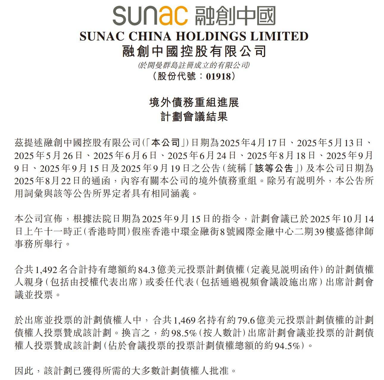 一周债市看点|华闻集团重大诉讼获法院提级管辖，碧桂园境外债务重组计划获大多数债权人批准