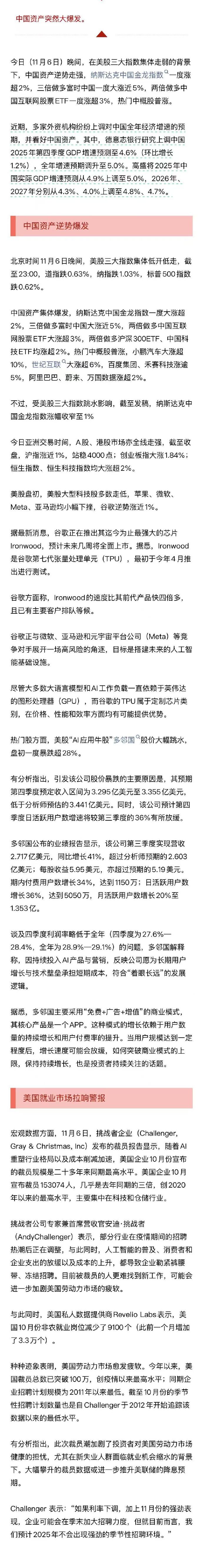 深夜,中国资产爆发