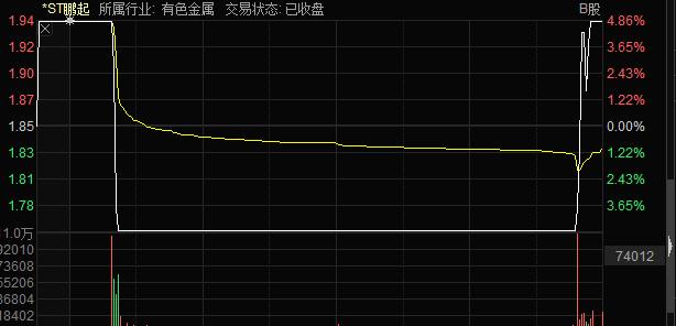 *ST熊猫录得8天5板
