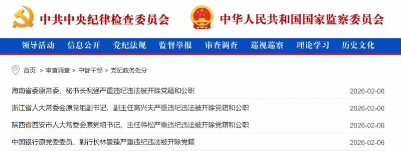 信贷权力异化，林景臻被开除党籍！多名大行原干部被处分