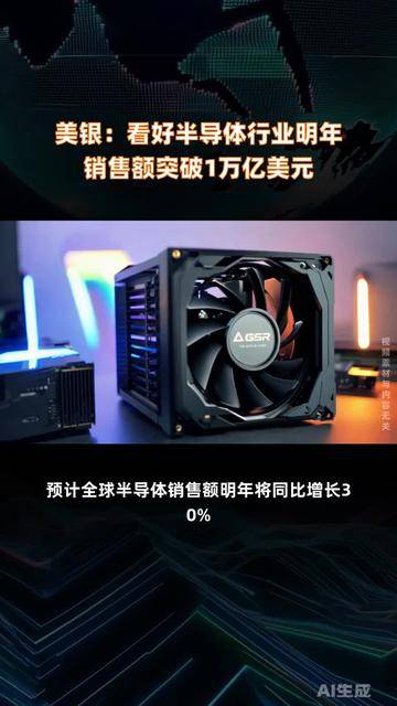 机构预计今年全球半导体销售额或达约1万亿美元